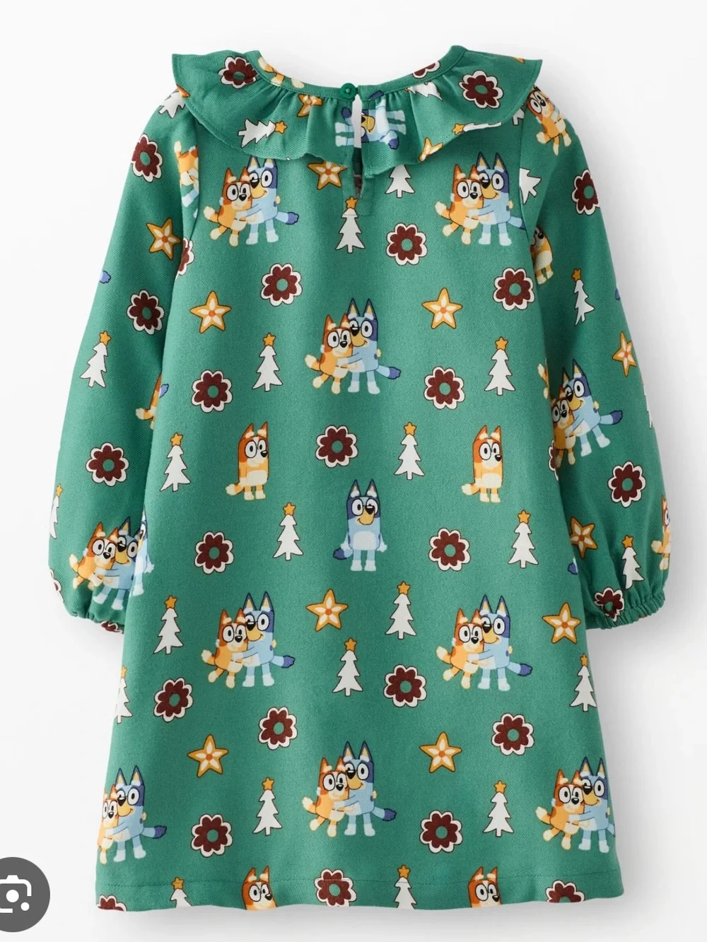 Hannah Anderson Bluey Holiday Flannel Nightgown, size 5